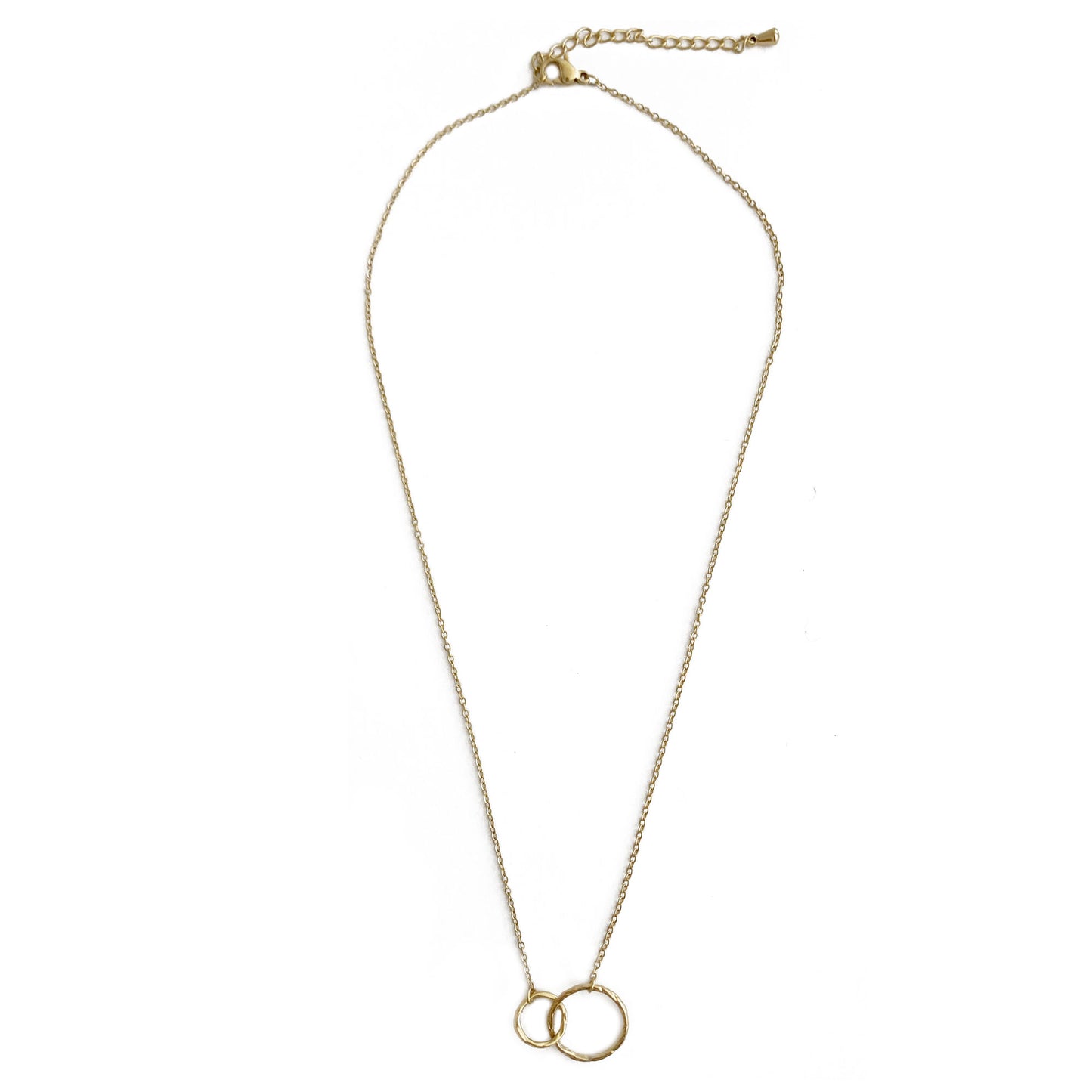 Mama & Baby Kette mit Kreisen "Für immer verbunden" | Geschenk für Schwangere