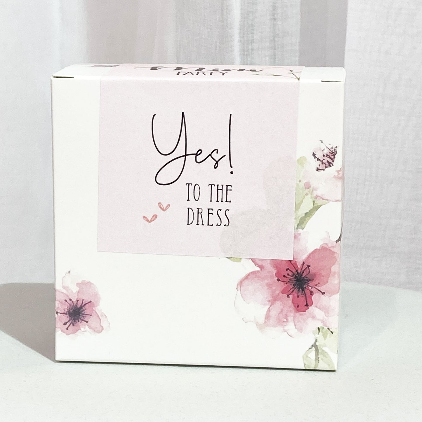 Mini Party Kuchen „Yes to the Dress“ – Der süßeste Moment nach dem Ja zum Kleid