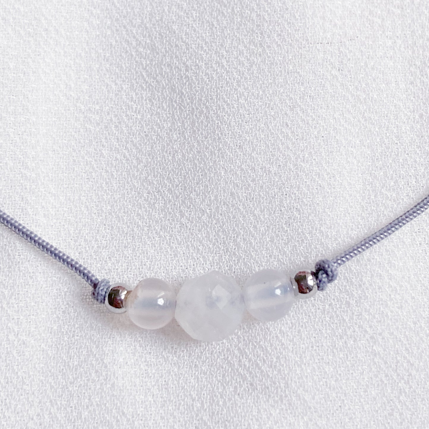 Glücksbringer Armband "mom-to-be" für Schwangerschaft und Geburt mit Mondstein und Achat (VPE 10 Stk.)