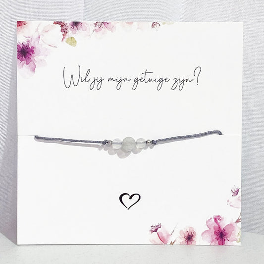 Armbandje „Wil jij mijn getuige zijn?“
