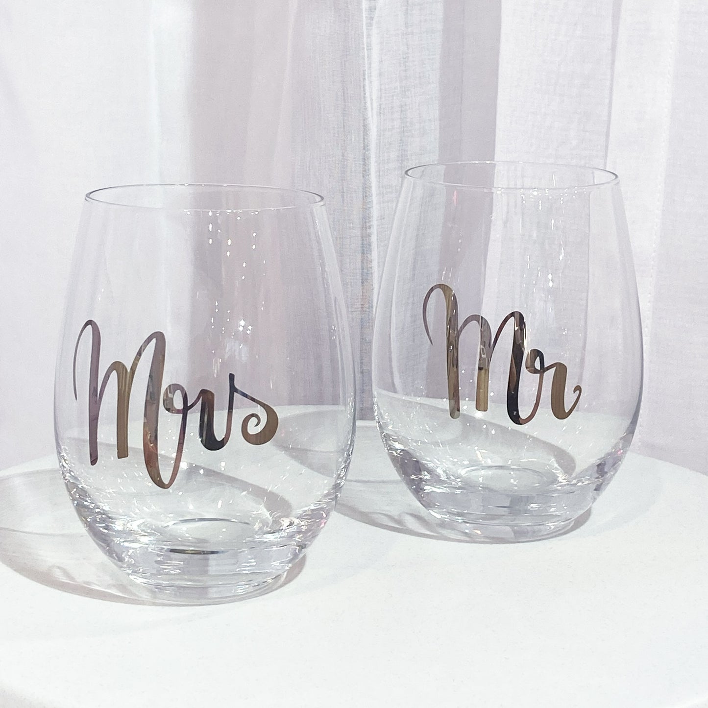 Gläser-Set „Mr & Mrs"
