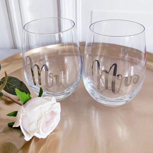 Gläser-Set „Mr & Mrs"
