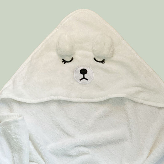 Babyhandtuch mit Kapuze & Tiermotiv – Ultra Soft Bath Towel  Größe: 80 × 80 cm