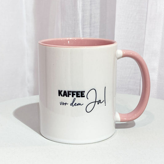 Tasse „Kaffee vor dem Ja“ – Der perfekte Start in den Brautmoment