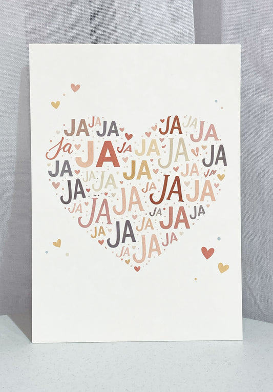 Postkarten„JA“ – ( 5er-Set)