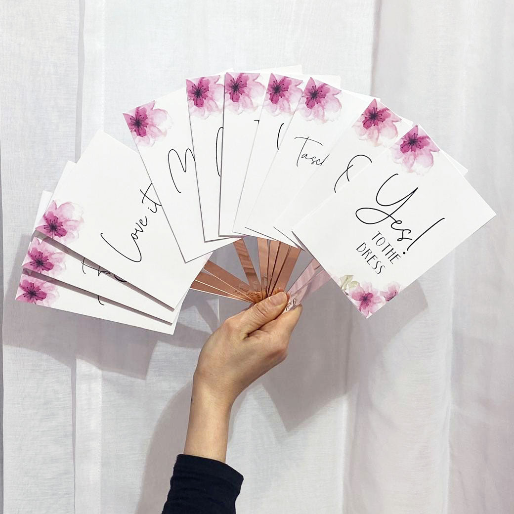 Schilder-Set „Yes to the Dress“ –  (VPE): 5 Stück