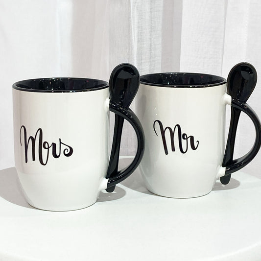 Tassen-Set „Mr & Mrs"