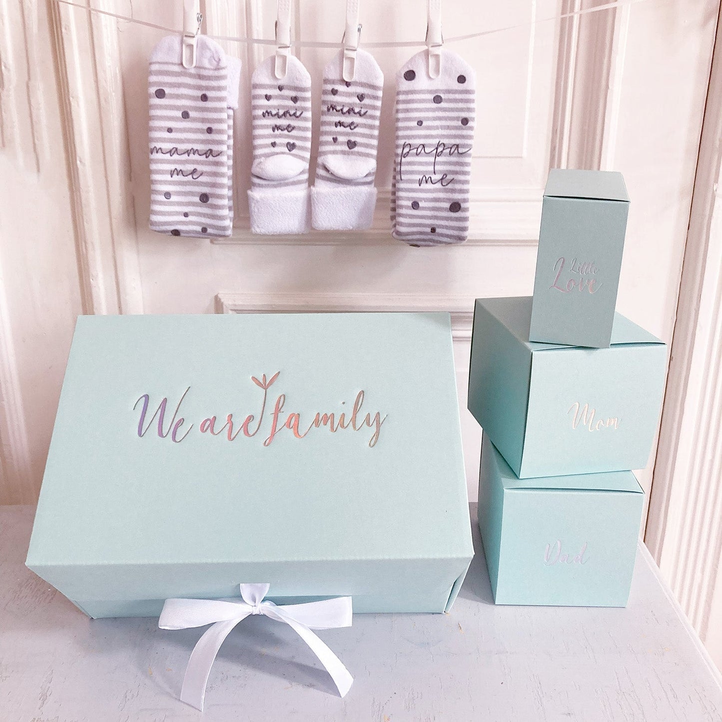 We Are Family Box - Geschenk zur Geburt und für die junge Familie