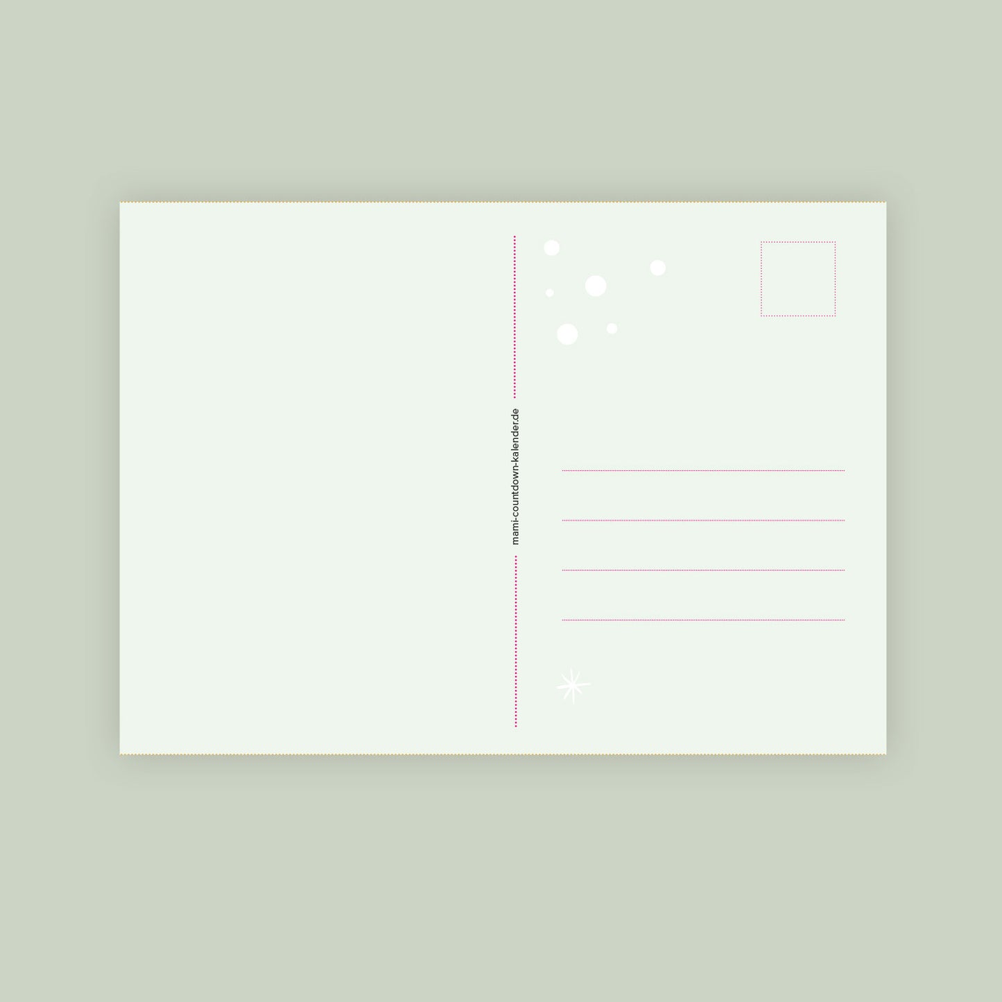 Postkarte „WOWMOM“ – Grußkarten für Mütter & werdende Mütter (VPE: 10 Stk.)